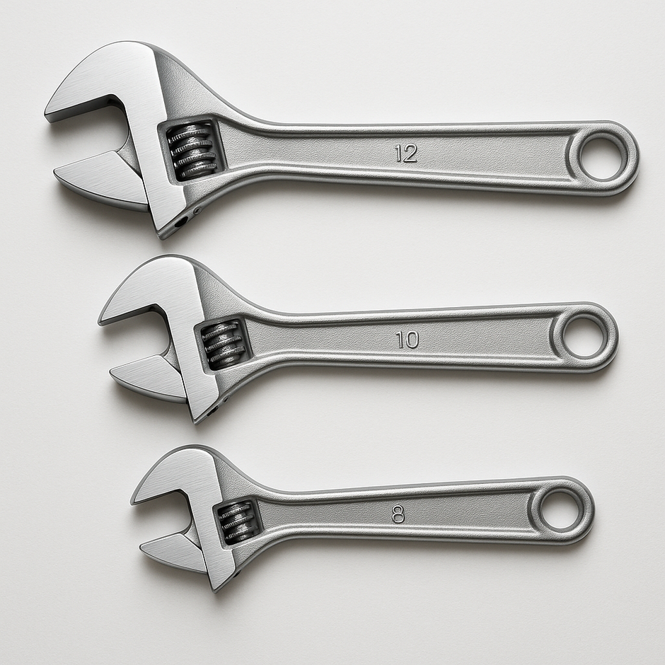 Adjustable wrench set
