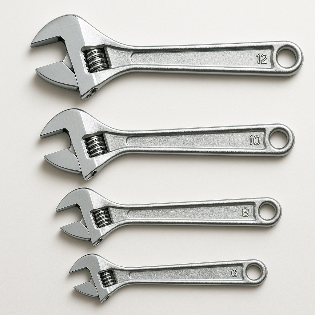 Adjustable wrench set