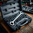 Ratchet Wrench with Socket Set