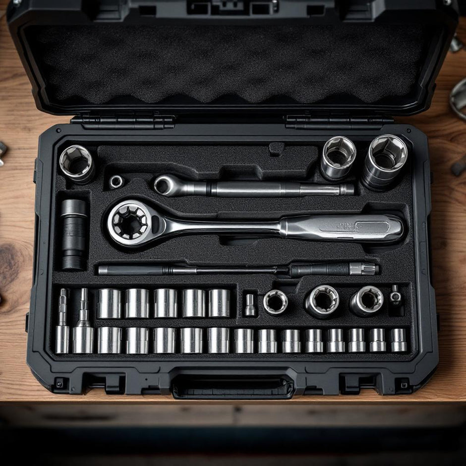 Ratchet Wrench with Socket Set