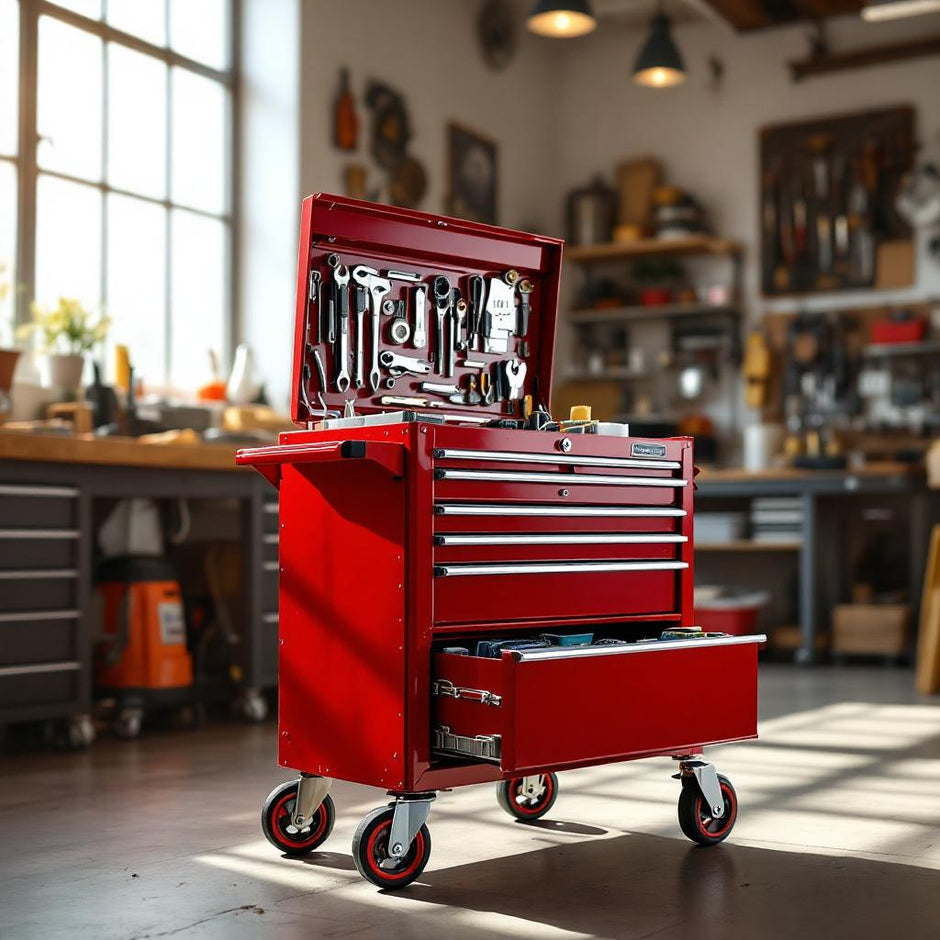 Tool Trolley with Sliding Drawers