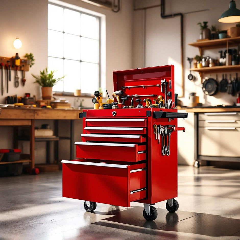 Tool Trolley with Sliding Drawers