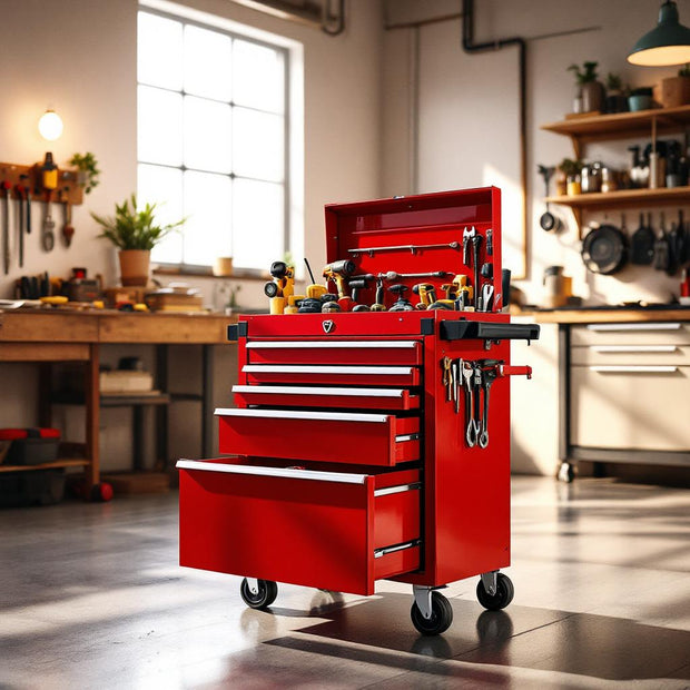 Tool Trolley with Sliding Drawers